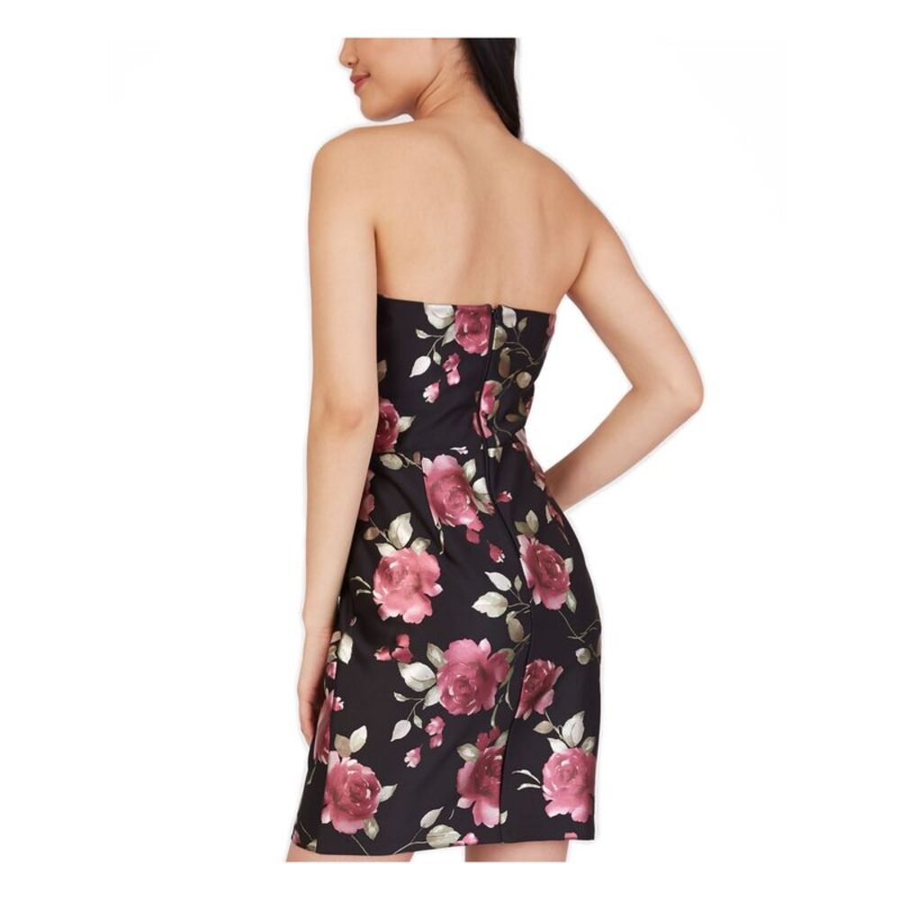BCX DRESS Womens Sleeveless Sweetheart Neckline Mini Cocktail Body Con Dress - Picture 2 of 3